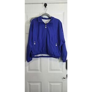 Kaelin VTG Women's Cobalt Blue Full Zip‎ Track Jacket Size Medium